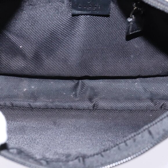 GUCCI GG Canvas Shoulder Bag Navy Gold 019 - Picture 13 of 16